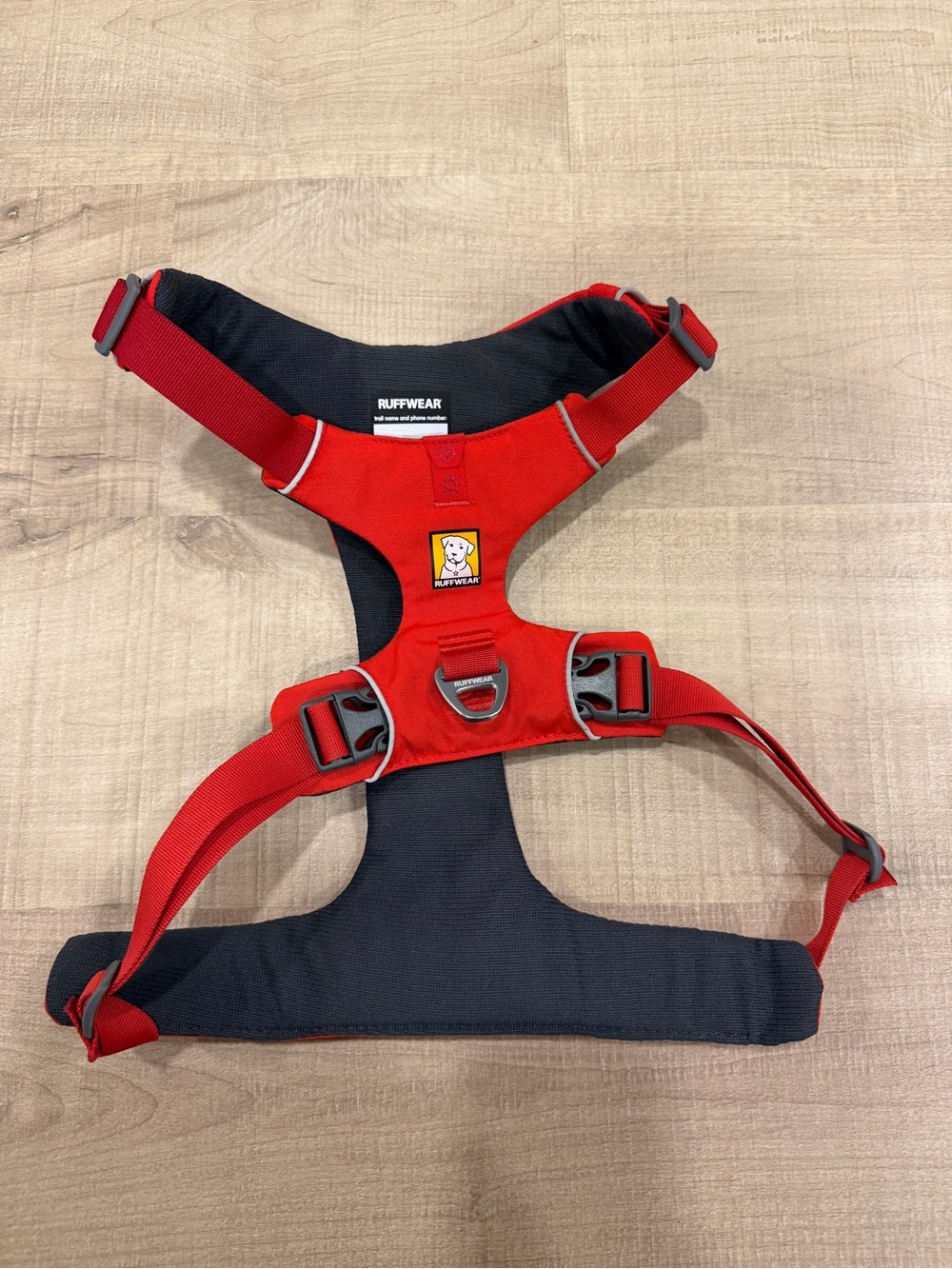 RUFFWEAR Red and Black Dog Harness - L/XL